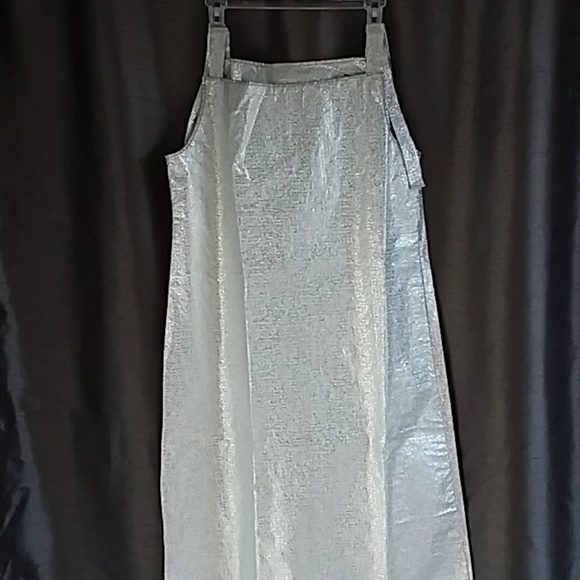 Vintage Silver Paper Dress 1960's Dresses & Skirts - Vintage Space Age 1960's Silver Paper Dress